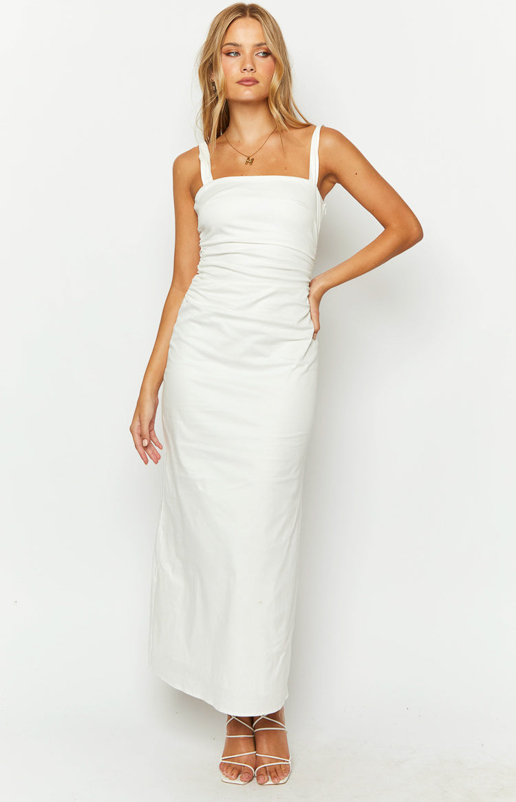 Angelic Aura White Maxi Dress Image