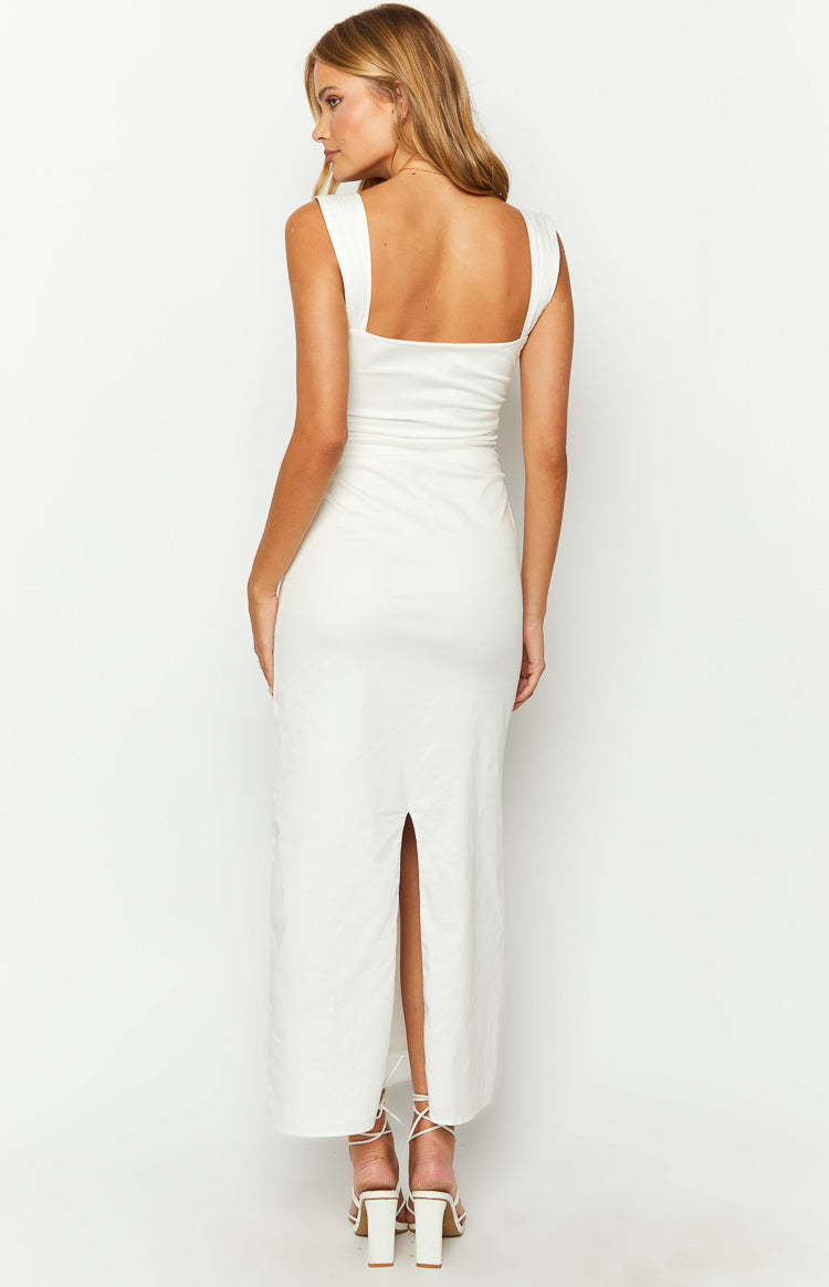 Angelic Aura White Maxi Dress Image