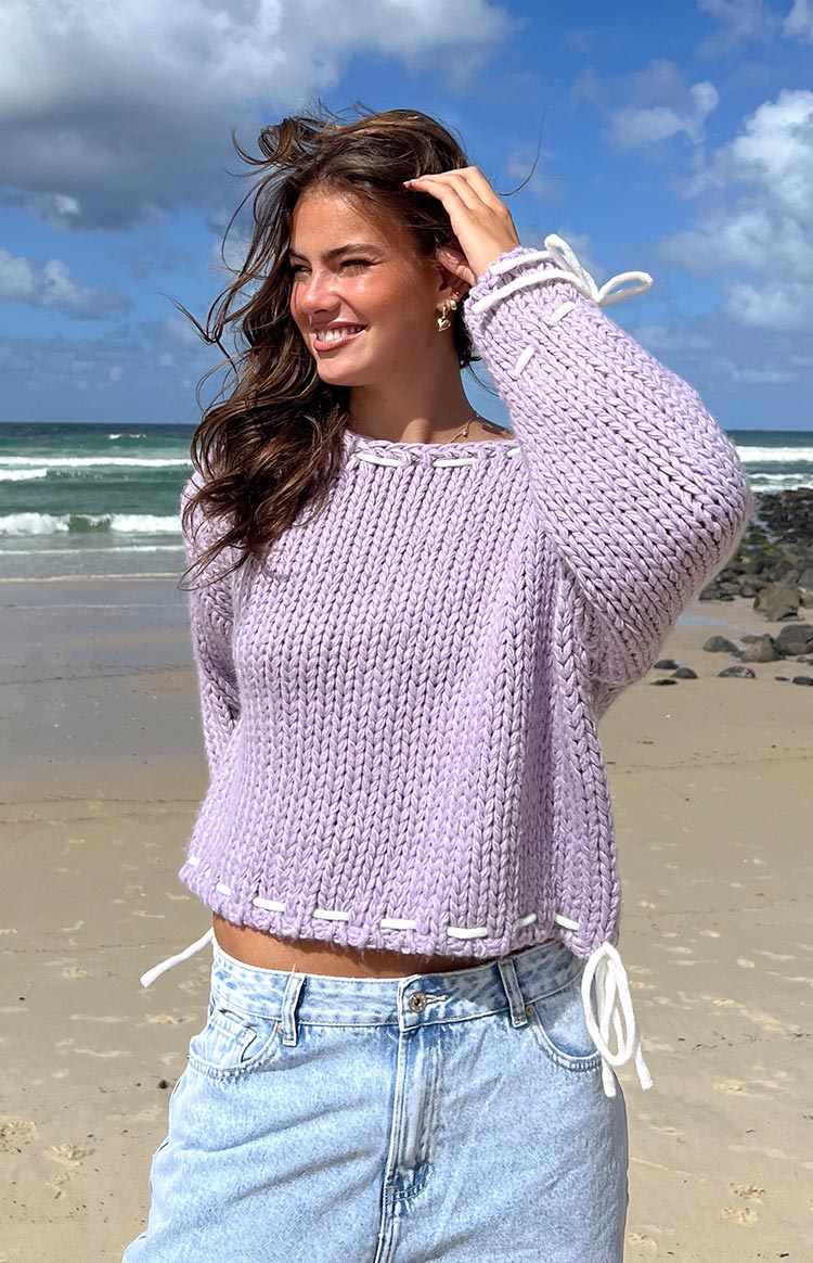 Bea Lilac Sweater Image