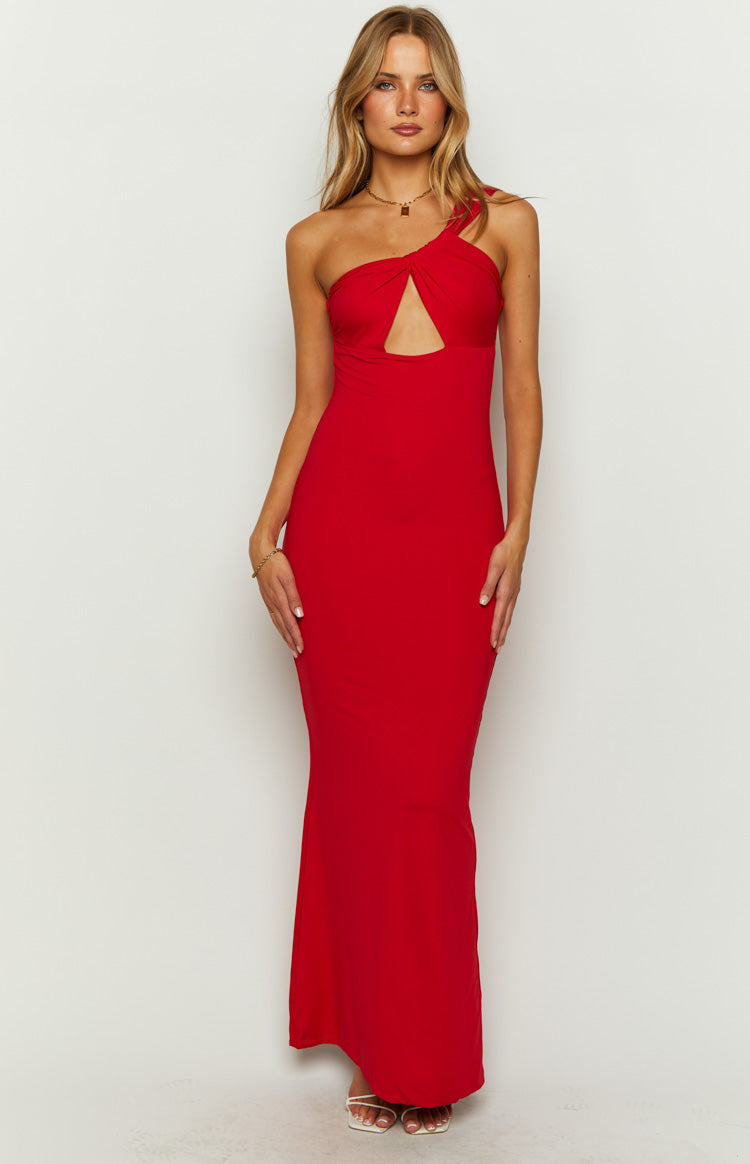 Ellis Red Maxi Dress - View 1 | Shop Formal Dress