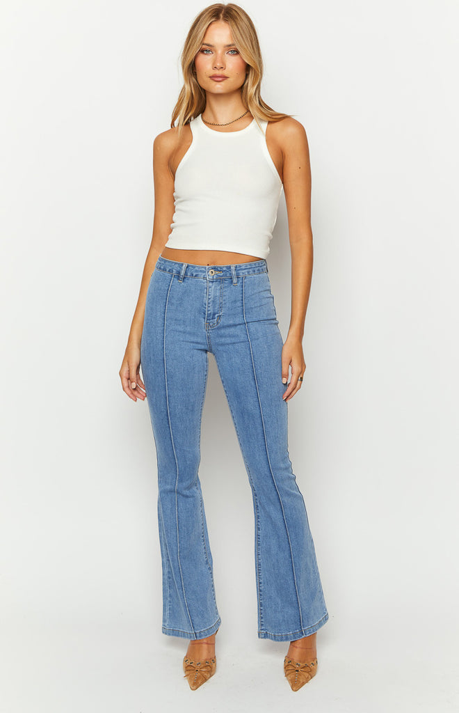 Elowen Flare Pants In Butter