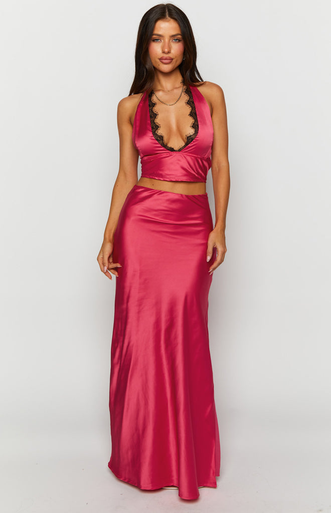 Cande Maxi Skirt in Pink