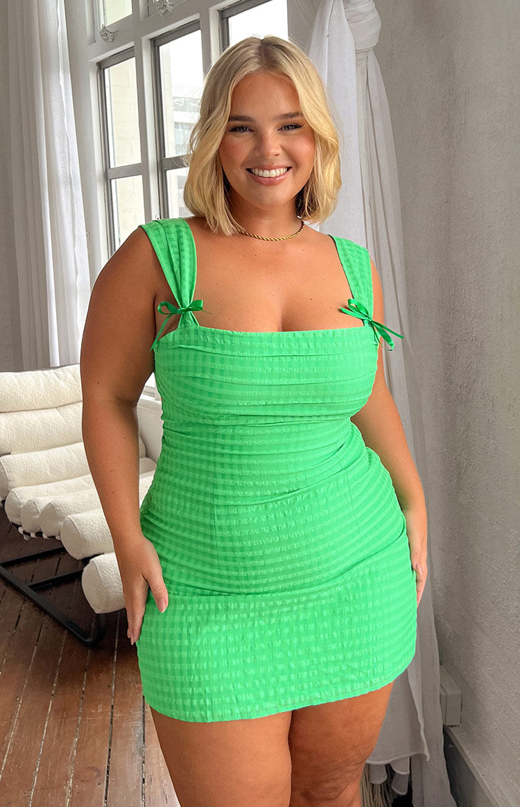 Layla Green Tie Back Mini Dress | Beginning Boutique AU Layla Green Tie Back Mini Dress | Beginning Boutique AU
