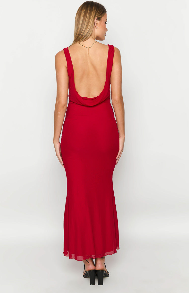 Matisse Red Maxi Dress - View 2 | Shop Formal Dress
