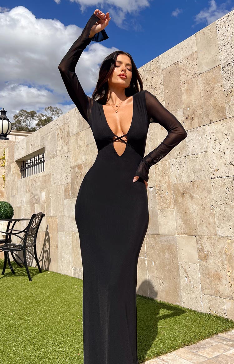 Monni Black Maxi Dress Monni Black Maxi Dress
