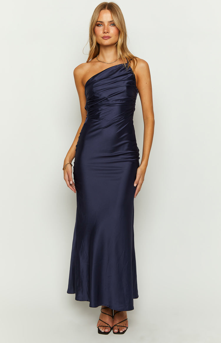 Tina Navy Formal Maxi Dress - View 1 | Shop Formal Dress