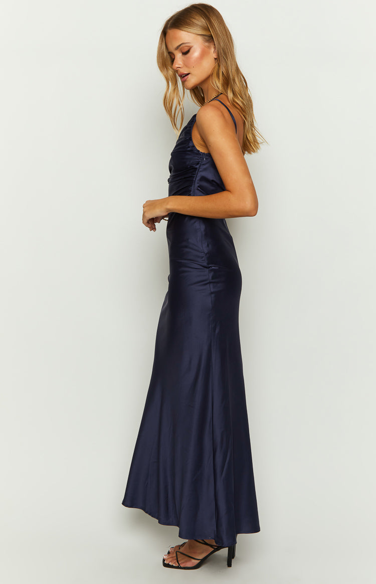 Tina Navy Formal Maxi Dress - View 4 | Shop Formal Dress
