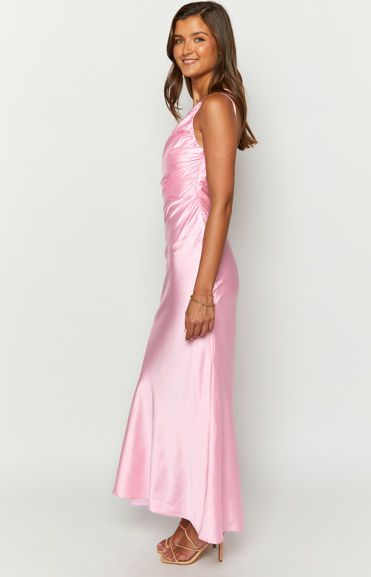 Shop Formal Dress - Tina Pink Formal Maxi Dress secondary image