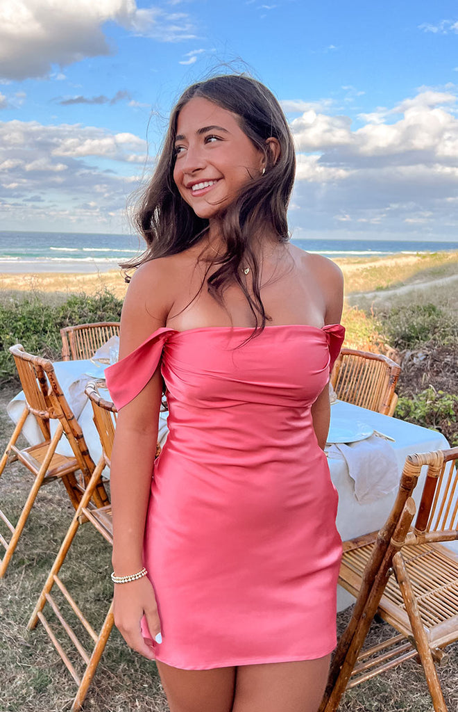 SAMPLE Pink Azelia Mini Dress by Freya Simonne