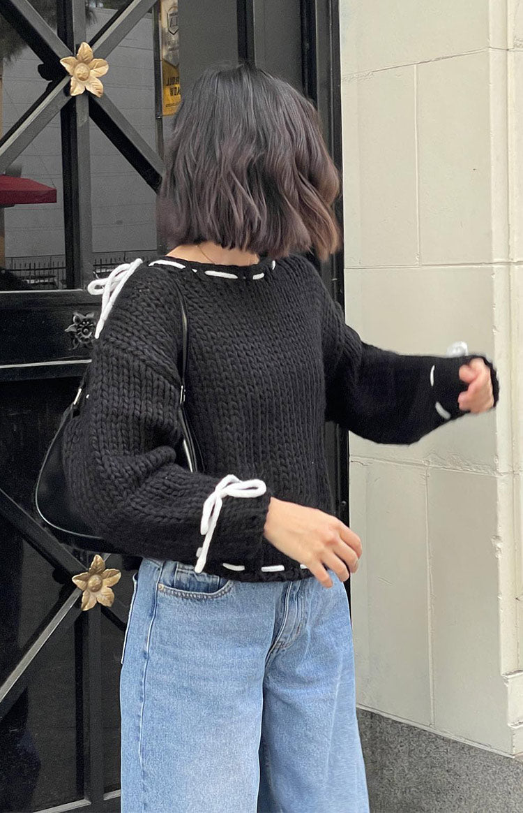 Bea Black Sweater Image