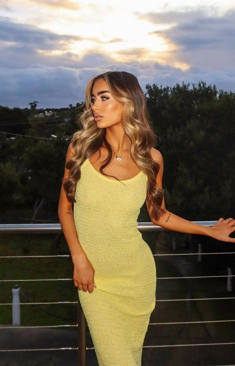 Ezra Yellow Maxi Dress Beginning Boutique AU