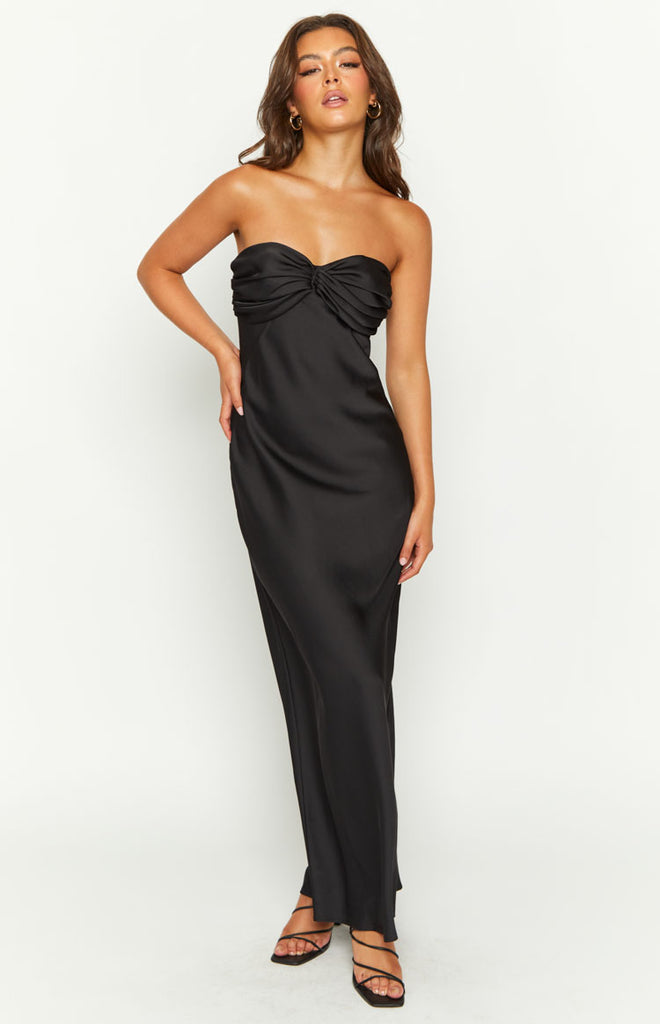 Ashley Black Formal Maxi Dress – Beginning Boutique