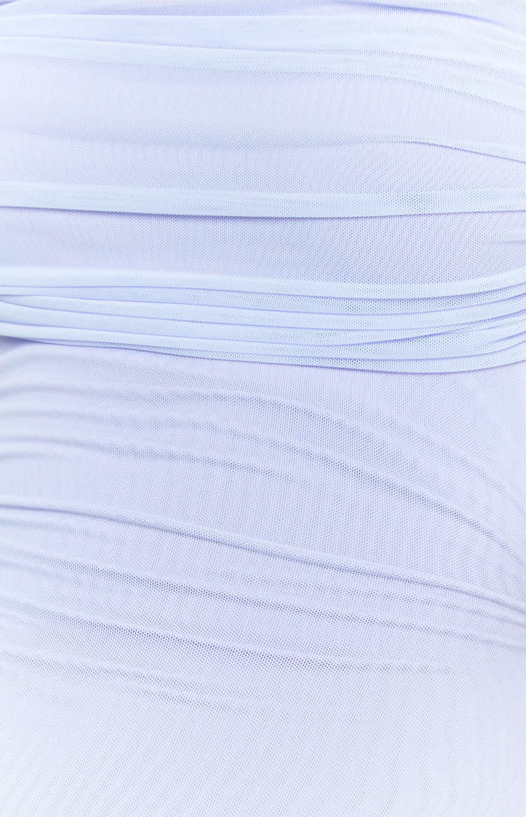 Collective Dress - Beverley Lilac Mesh Maxi Dress image 6