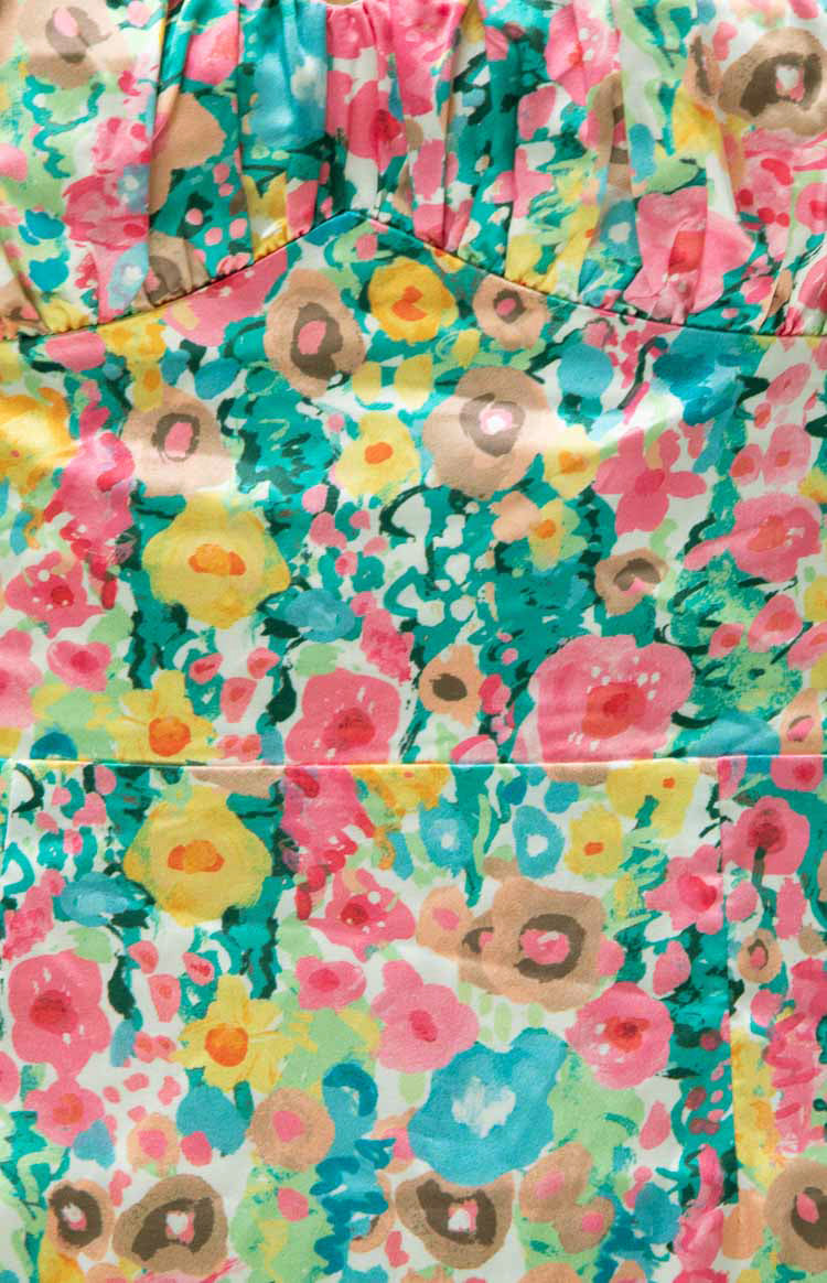 Fleurette Floral Print Mini Dress Image