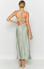 taleah cut out maxi dress sage Taleah Cut Out Maxi Dress Sage