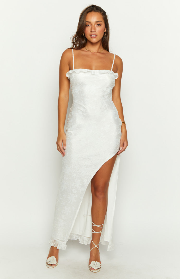 Adelaide White Maxi Dress Image