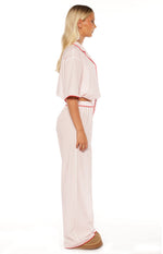 Alexea Pink Stripe Pajama Pants Image