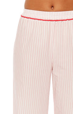 Alexea Pink Stripe Pajama Pants Image