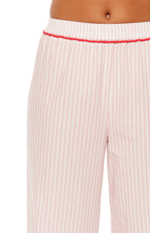 Alexea Pink Stripe Pajama Pants