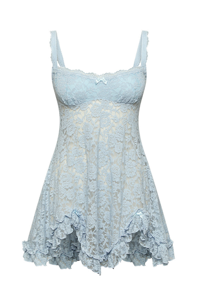 All Mine Blue Lace Mini Dress | Beginning Boutique AU All Mine Blue Lace Mini Dress | Beginning Boutique AU