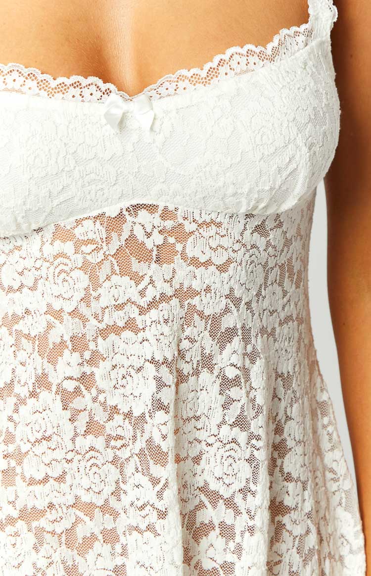 All Mine White Lace Mini Dress – Beginning Boutique