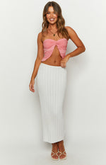 Allie Pink Strapless Top Image