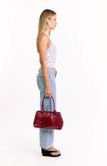 Amora White Polka Dot Crop Top Image