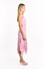Another World Pink Sequin Midi Dress Image