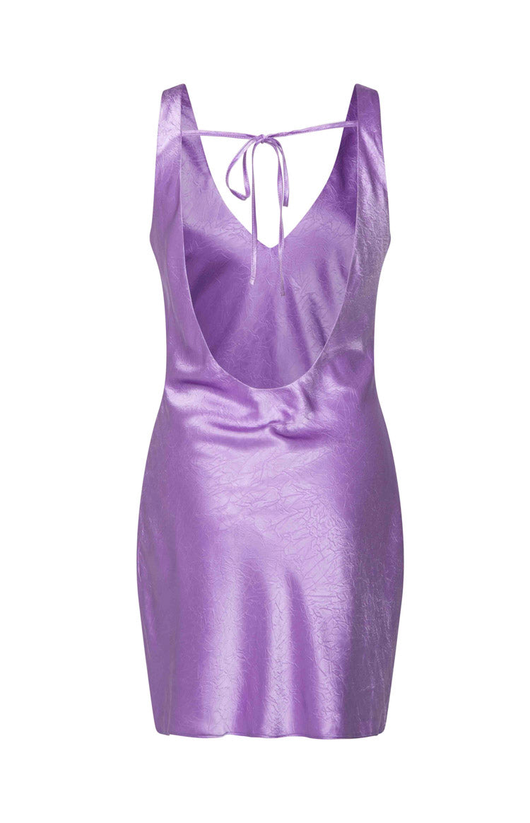 Audriana Purple Mini Party Dress Beginning Boutique