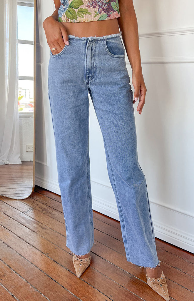 Chicago Jean in Mid Denim Blue