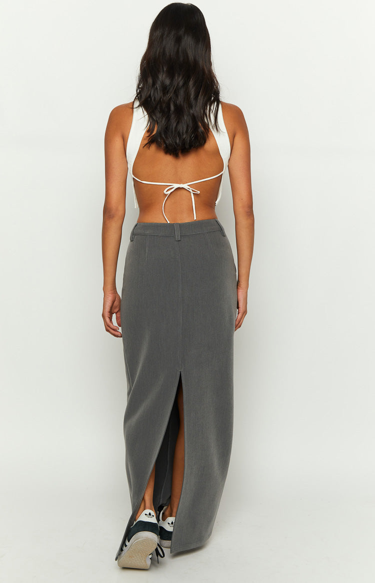 Banksi Grey Maxi Skirt Image