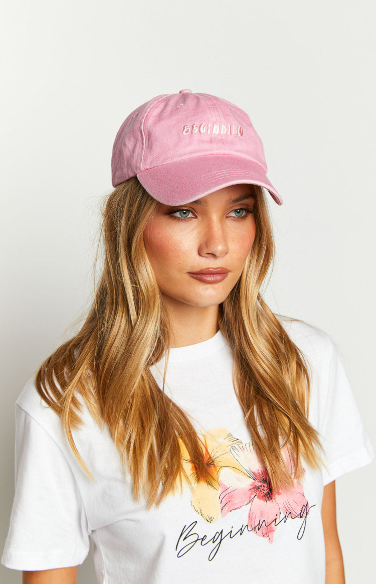 Beginning Boutique Pink Washed Cap (FREE over $180) Image