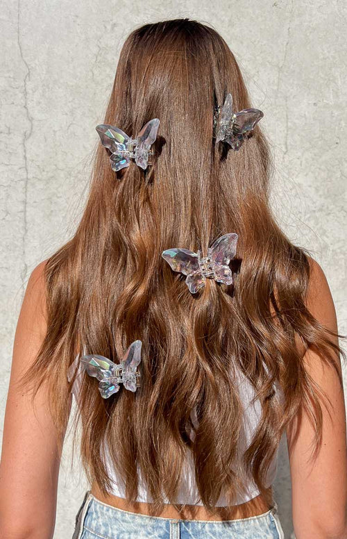 fcity.in - Butterfly Hair Clips For Women Claw Clips Hairstyle Accessories