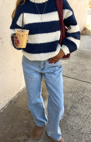 Beginning Boutique Calliope Light Wash Mid Rise Slouchy Jeans light wash denim mid rise slouchy wide leg jeans