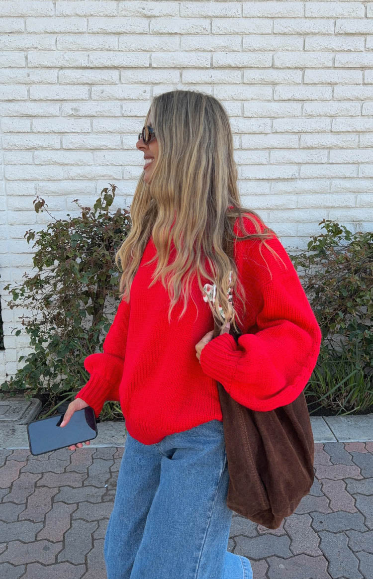 Chapman Red Sweater - Main Image