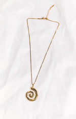 Caledonia Gold Swirl Necklace Image