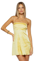 Chantell Yellow Mini Dress