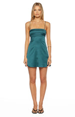 Chantell Teal Mini Dress Image