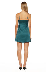Chantell Teal Mini Dress Image