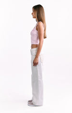 Charli White Low Waist Baggy Leg Jeans Image