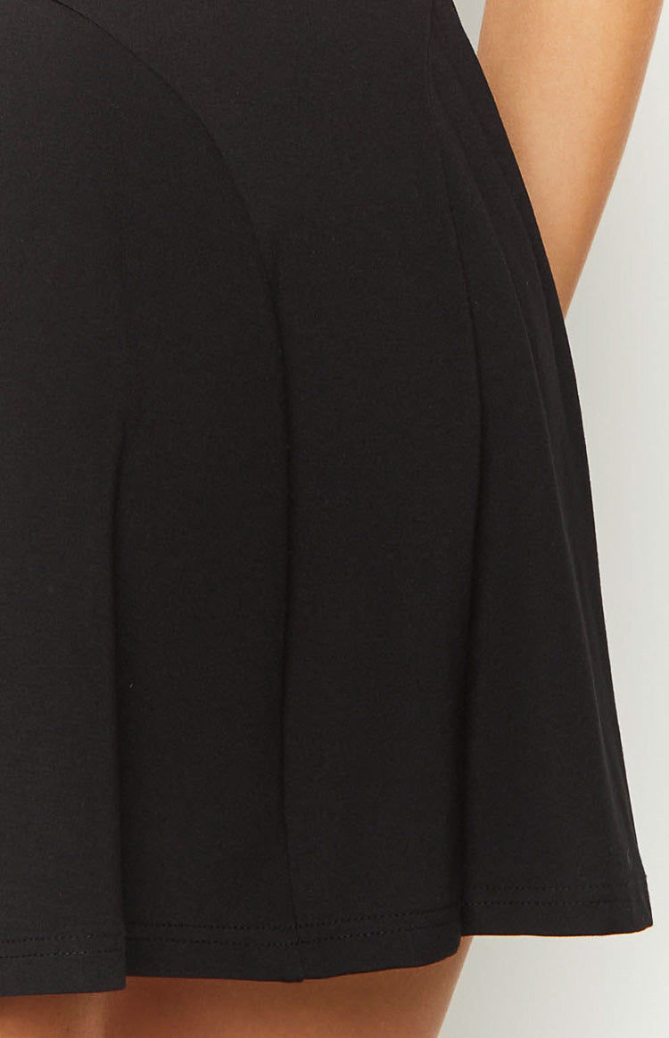 Chevy Black Strapless Mini Dress Image