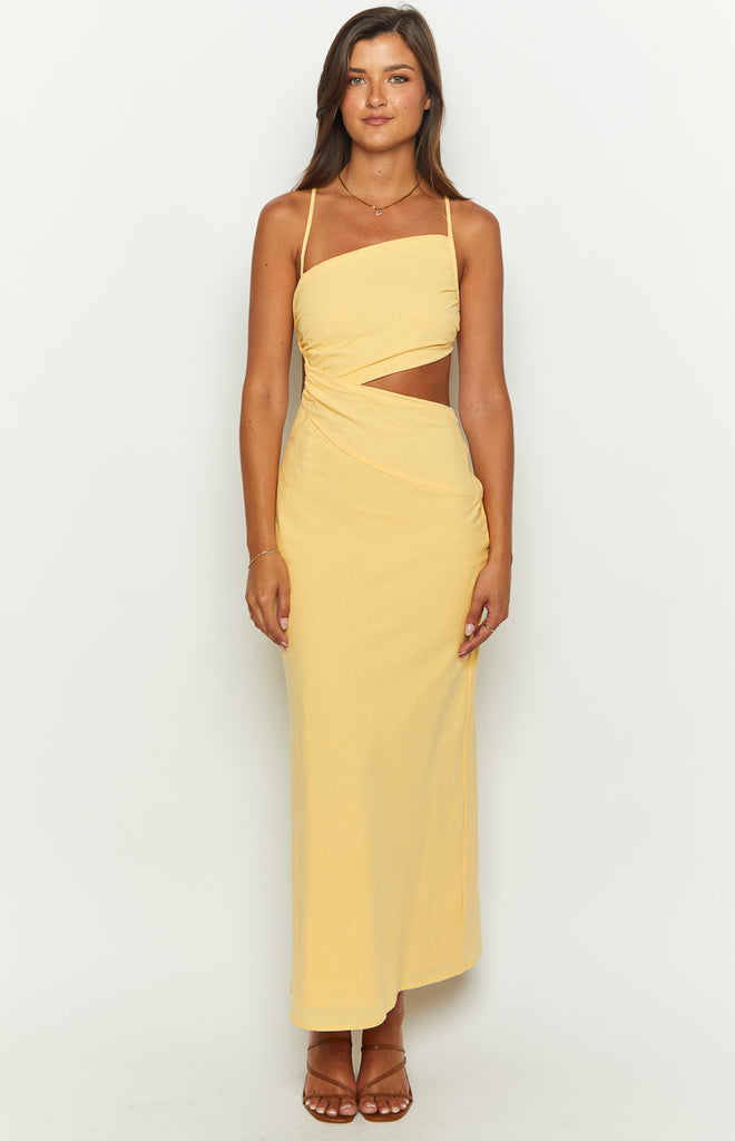 Cindy Mini Dress - Yellow