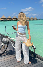 Daisy Blue Striped Tube Top Image