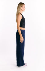 Dania Navy Leopard Star Track Pants Image