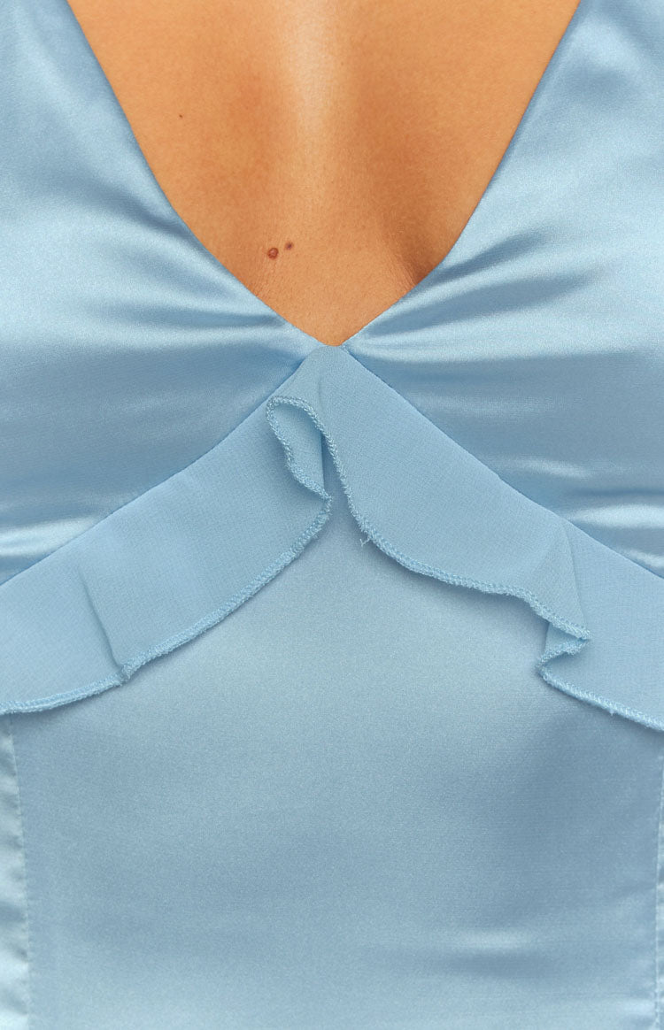 Daphnie Blue Mini Dress Image