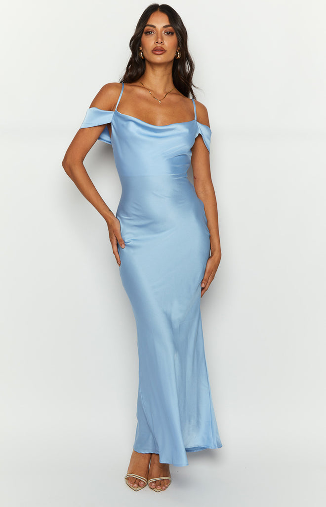 Darby Light Blue Maxi Formal Dress – Beginning Boutique