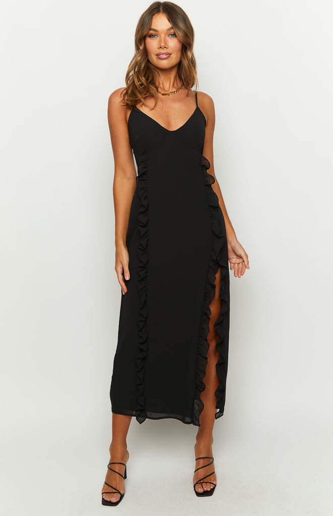 Dream On Black Maxi Dress – Beginning Boutique