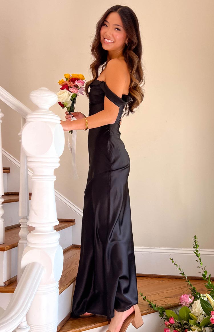 Dark Red Off The Shoulder Dress Ella Black Off Shoulder Formal Maxi Dress Beginning Boutique AU Dark Red Off The Shoulder Dress Ella Black Off Shoulder Formal Maxi Dress Beginning Boutique AU