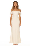 Ella Light Yellow Off Shoulder Formal Maxi Dress | Beginning Boutique AU Ella Light Yellow Off Shoulder Formal Maxi Dress | Beginning Boutique AU