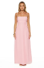 Flossie Pink Maxi Sleeveless Dress Image